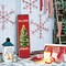 Merry Christmas Porch Sign for Front Door, Xmas Wooden Welcome Sign with Christmas Tree for Front Porch Decorations, Winter Garden Decor Outdoor Hanging Signs Wall Sign 31.5"H